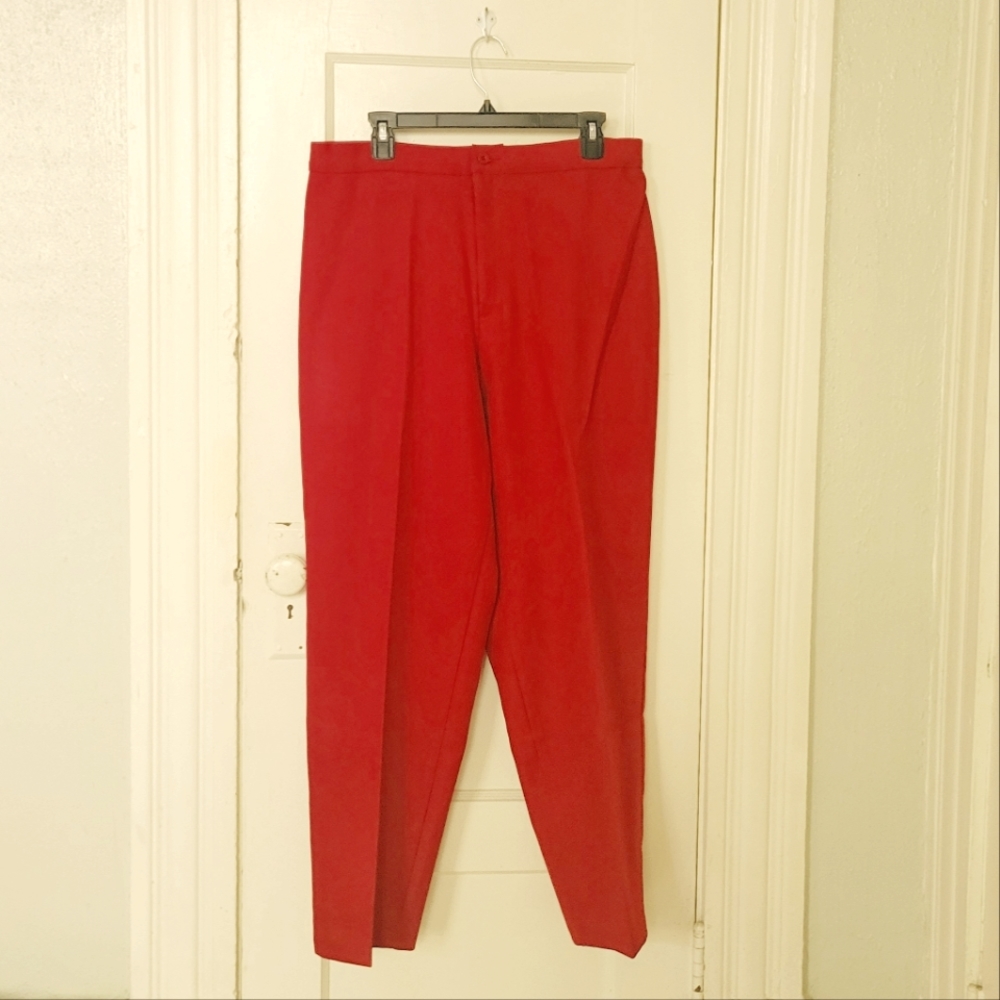Bend Over Vintage Red Trousers